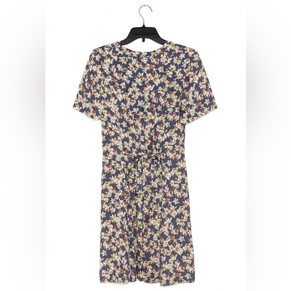 Norton McNaughton Vintage Purple Floral Dress – Size 10 Button Front - Picture 2 of 2
